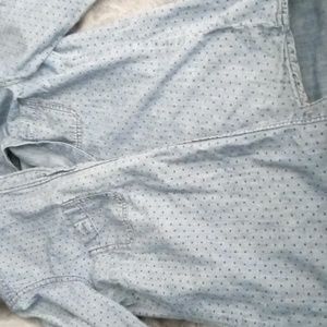 Button down shirt polka dot